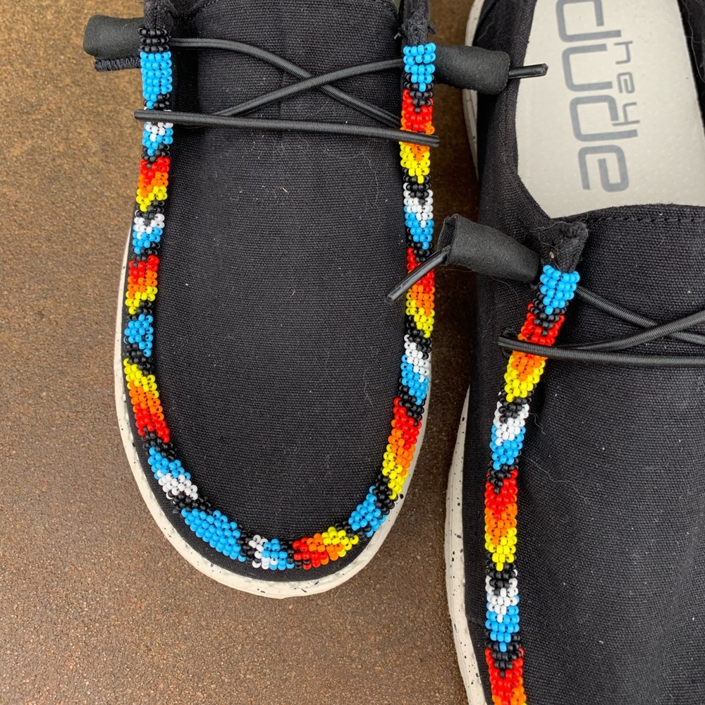 Beaded Hey Dudes